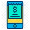 Mobile Invoice Bill Icon