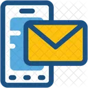 Mobile Massage Email Icon