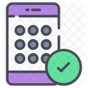 Mobile Pattern Password Protection Password Icon