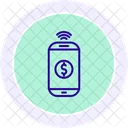 Mobile Payment Line Icon Icon