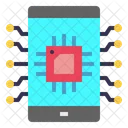 Mobile Chip Processor Icon