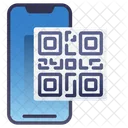 Mobile Qr Code  Icône