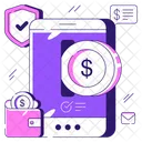 Mobile Saving Smartphone Saving Phone Saving Icon