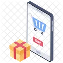 Mobile Shopping  Icon