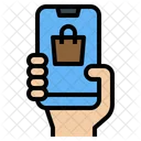 Mobile Shopping  Icon