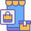 Mobile Shopping  Icon