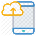 Mobile synchronize to cloud  Icon