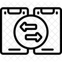 Mobile To Mobile Transfer  Icon