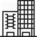 近代、タワー、建物 アイコン