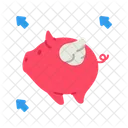 Moglichkeit Schwein Geschaft Symbol