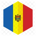 Moldova Country Flag Icon