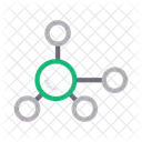 分子、細胞、結合 アイコン
