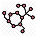 Molecule Chain Bond Structure アイコン