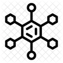 Chemical Formula Molecules Molecular Network Icon