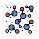 Chemikalie Molekul Farbe Symbol