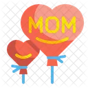 Mom Balloon Balloon Heart Icon