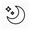 Mond und Sterne  Symbol