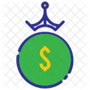 Business Investation Coin Money Icon