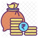 Mcoin Money Bag Rupee Icon