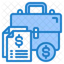 Money Bag Document Finance Icon