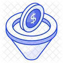 Money Filter Funnel Icon