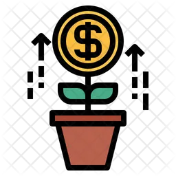 Money Growth  Icon