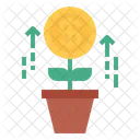 Money Growth  Icon