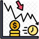 Money Loss Market Down Icon