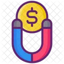 Mretention Money Magnet Money Attraction Icon