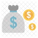 Coins Sack Dollar Money Sack Icon