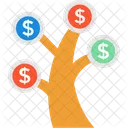 Finance Growth Dollar Icon