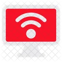 Monitor Wifi Smart Tv Symbol