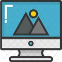 Desktop Monitor Display Icon