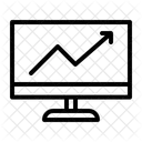 Monitor Index Analyzing Icon