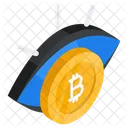 Monitoreo de bitcoins  Icono