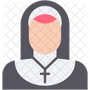 Monja Cristiana Madre Icono