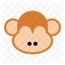 Monkey Animal Cartoon Icon