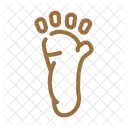 Monkey Footprint Monkey Leg Print Monkey Hoof Print アイコン