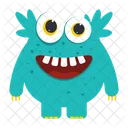 Monster Alien Cartoon Icon