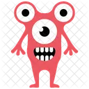 Eyed Alien Halloween Monster Zombie Monster Icon