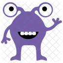 Toad Monster Cartoon Monster Halloween Monster Icon