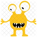 Cartoon Monster Monster Drawing Halloween Monstrous Icon