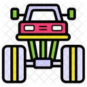 Monster Truck Utility Truck Quad Truck Icon