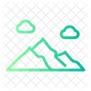 Montain Altitude Landscape Icon