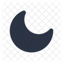 Moon Crescent Night Icon