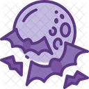 Moon Full Bat Icon