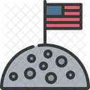 Moon Flag  Icon