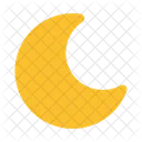 Moon Crescent Night Mode Icon