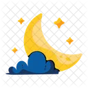 Starry Night Moonlit Half Moon アイコン