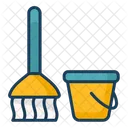 Mope And Bucket Cleaning Houskeeping Icon